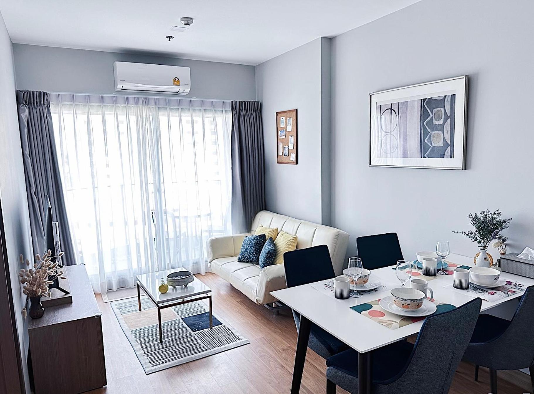 New & Cozy 2 Bedroom @ The Astra Sky River Chiang Mai Exterior photo