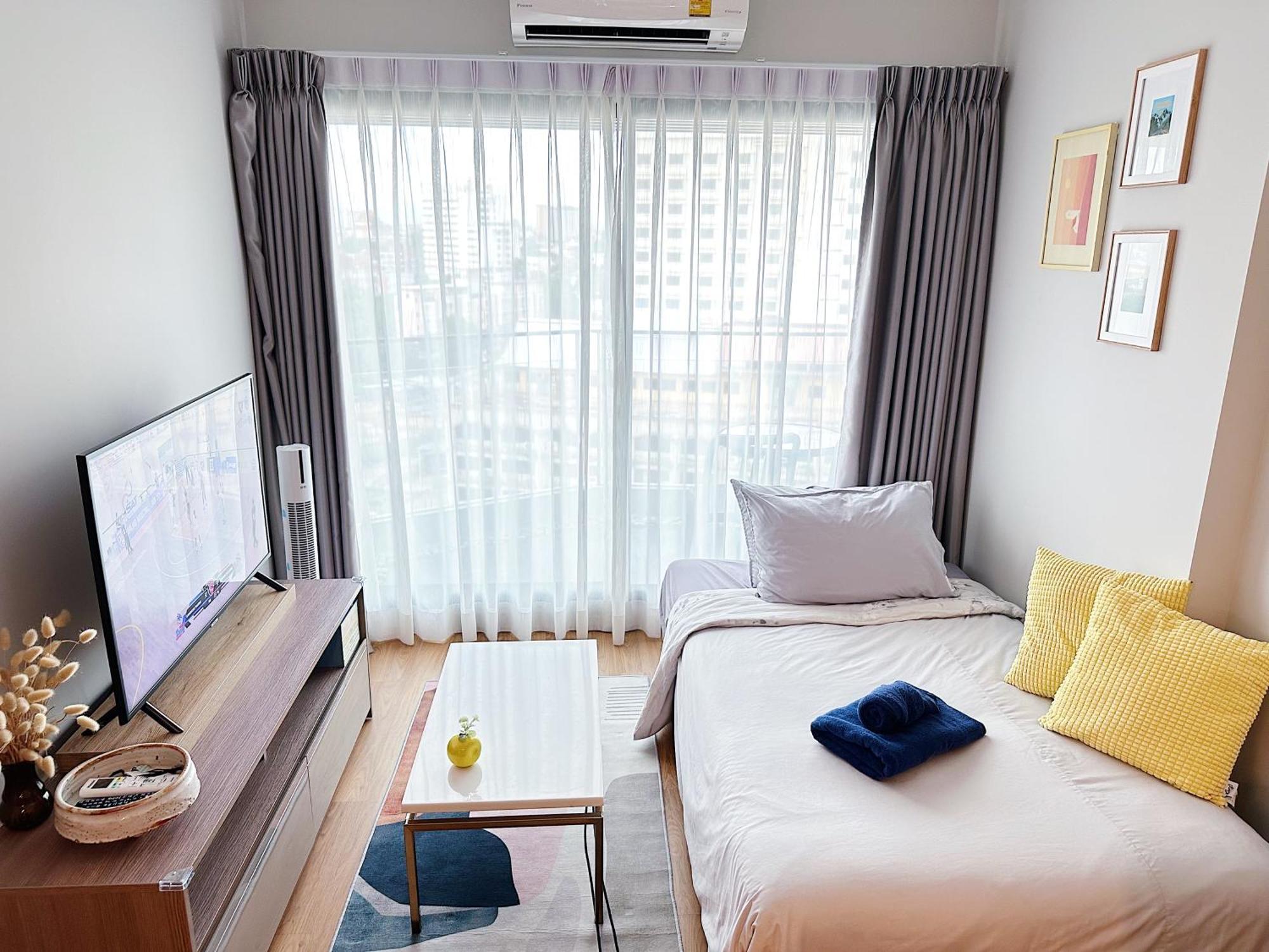 New & Cozy 2 Bedroom @ The Astra Sky River Chiang Mai Exterior photo
